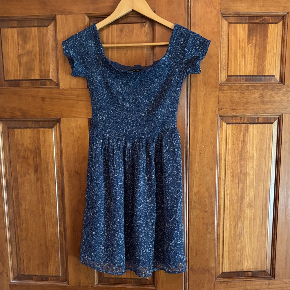 Abercrombie & Fitch Blue Mini Dress